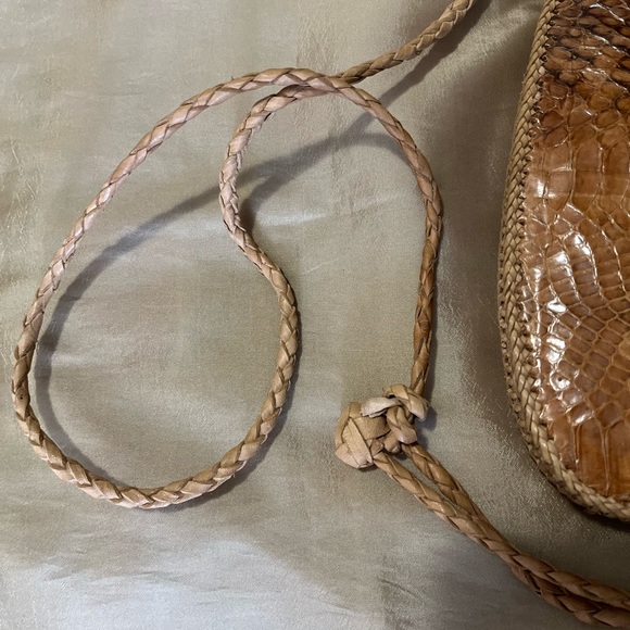 Vintage snake skin shoulder bag - Picture 3 of 7